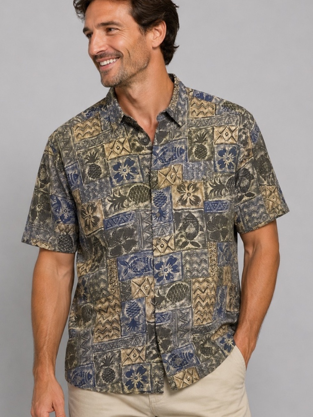 Button Down Shirt by "Pierre Cardin" Size Large.